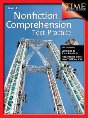 cover image of Nonfiction Comprehension Test Practice: Level 4